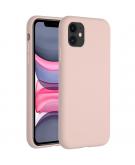 Accezz Liquid Silicone Backcover voor de iPhone 11 - Roze