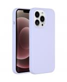 Accezz Liquid Silicone Backcover voor de iPhone 13 Pro Max - Paars