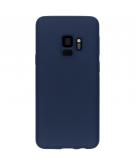 Accezz Liquid Silicone Backcover voor de Samsung Galaxy S9 - Blauw