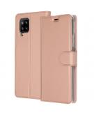 Accezz Wallet Softcase Booktype voor de Samsung Galaxy A42 - Rosé Goud