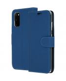 Accezz Wallet Softcase Booktype voor de Samsung Galaxy S20 - Blauw