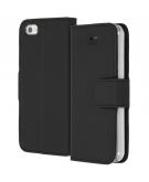 Accezz Wallet Softcase Booktype voor iPhone SE / 5 / 5s - Zwart