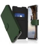 Accezz Xtreme Wallet Booktype voor de Samsung Galaxy A42 - Donkergroen