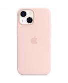 Apple Silicone Backcover MagSafe voor de iPhone 13 Mini - Chalk Pink
