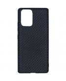 Carbon Softcase Backcover voor de Samsung Galaxy S10 Lite - Zwart