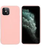 Color Backcover voor de iPhone 12 6.7 inch - Roze