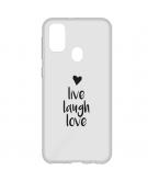 Design Backcover voor de Samsung Galaxy M30s / M21 - Live Laugh Love
