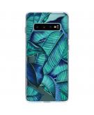 Design Backcover voor de Samsung Galaxy S10 Plus - Blue Botanic