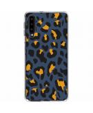Design Backcover voor Samsung Galaxy A7 (2018) - Blue Panther