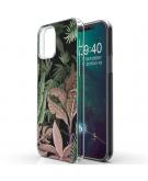 Design voor de iPhone 12 Mini hoesje - Jungle - Groen / Roze