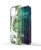 Design voor de iPhone 12 (Pro) hoesje - Bladeren - Groen