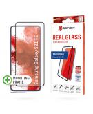 Displex Screenprotector Real Glass Full Cover voor de Samsung Galaxy S21 FE