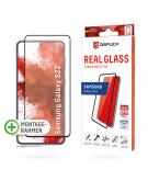 Displex Screenprotector Real Glass Full Cover voor de Samsung Galaxy S22