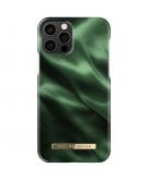 Fashion Backcover voor iPhone 12 (Pro) - Emerald Satin