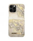 Fashion Backcover voor iPhone 12 (Pro) - Sparkle Grey Marble