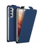 Flipcase voor de Samsung Galaxy S21 - Donkerblauw