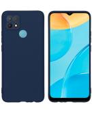 iMoshion Color Backcover voor de Oppo A15 - Donkerblauw