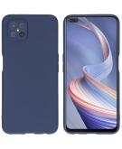 iMoshion Color Backcover voor de Oppo Reno4 Z 5G - Donkerblauw