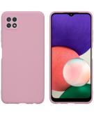 iMoshion Color Backcover voor de Samsung Galaxy A22 (5G) - Dusty Pink