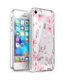 iMoshion Design hoesje voor de iPhone 5 / 5s / SE - Bloem - Roze