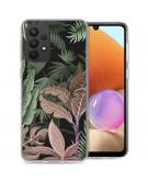 iMoshion Design hoesje voor de Samsung Galaxy A33 - Jungle - Groen / Roze