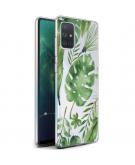 iMoshion Design hoesje voor de Samsung Galaxy A71 - Bladeren - Groen