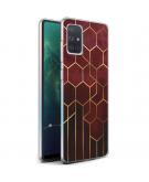 iMoshion Design hoesje voor de Samsung Galaxy A71 - Patroon - Rood