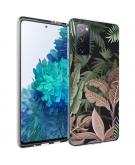 iMoshion Design hoesje voor de Samsung Galaxy S20 FE - Jungle - Groen / Roze