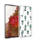 iMoshion Design hoesje voor de Samsung Galaxy S21 - Cactus - Groen