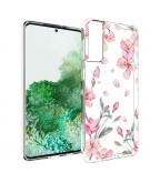 iMoshion Design hoesje voor de Samsung Galaxy S21 Plus - Bloem - Roze
