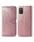 iMoshion Mandala Booktype Samsung Galaxy A03s - Rosé Goud