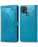 iMoshion Mandala Booktype voor de Oppo A15 - Turquoise