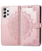 iMoshion Mandala Booktype voor de Samsung Galaxy A33 - Rosé Goud