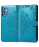 iMoshion Mandala Booktype voor de Samsung Galaxy M52 - Turquoise