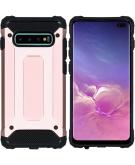 iMoshion Rugged Xtreme Backcover voor de Samsung Galaxy S10 Plus - Rosé Goud
