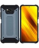 iMoshion Rugged Xtreme Backcover voor de Xiaomi Poco X3 (Pro) - Donkerblauw