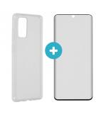 iMoshion Softcase Backcover + Premium Screenprotector voor Samsung Galaxy S20 Plus