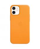 Leather Backcover MagSafe voor de iPhone 12 Mini - California Poppy