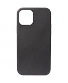 Leather Backcover MagSafe voor de iPhone 12 Mini - Zwart