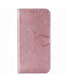 Mandala Booktype voor de Samsung Galaxy Note 20 - Rosé Goud