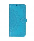 Mandala Booktype voor Xiaomi Mi Note 10 (Pro) - Turquoise