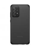 React Backcover voor de Samsung Galaxy A52 (5G) / A52 (4G) - Transparant / Zwart