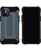 Rugged Xtreme Backcover voor de iPhone 12 6.1 inch - Donkerblauw