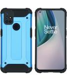 Rugged Xtreme Backcover voor de OnePlus Nord N10 5G - Lichtblauw