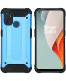 Rugged Xtreme Backcover voor de OnePlus Nord N100 - Lichtblauw