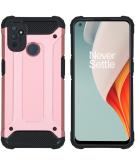 Rugged Xtreme Backcover voor de OnePlus Nord N100 - Rosé Goud