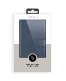 Selencia Echt Lederen Booktype voor de Samsung Galaxy S21 Plus - Blauw