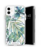 Selencia Zarya Fashion Extra Beschermende Backcover voor de iPhone 11 - Green Jungle Leaves