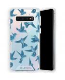 Selencia Zarya Fashion Extra Beschermende Backcover voor de Samsung Galaxy S10 - Birds