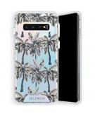 Selencia Zarya Fashion Extra Beschermende Backcover voor de Samsung Galaxy S10 - Palmtree